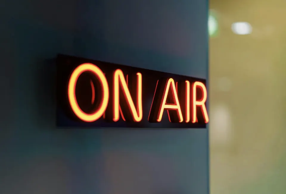 Beeld bij Radio-interview Omroep Wetering