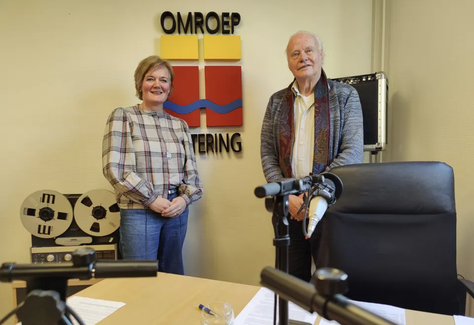 Beeld bij Radio-interview Omroep Wetering
