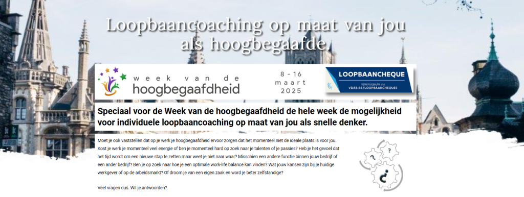 Loopbaancoaching gent