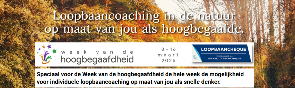 Loopbaancoaching in de natuur