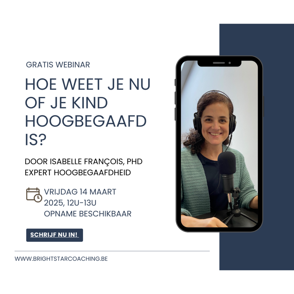 inschrijving webinar ‘Hoe weet je nu of je kind hoogbegaafd is?'