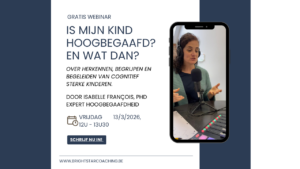 banner is mijn kind hoogbegaafd? Gratis webinar